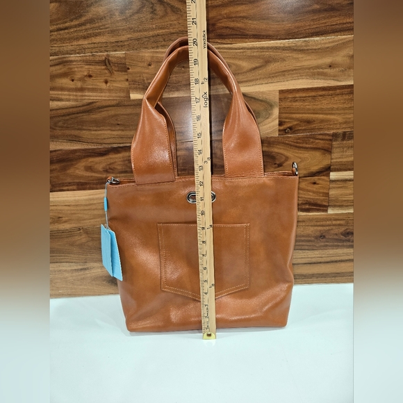 TIFFANY & FRED Paris Bag Tote Caramel color genuine Leather NEW - Picture 9 of 17